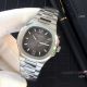 Fake Patek Philippe Nautilus QUARTZ Watches SS Black Face (4)_th.jpg